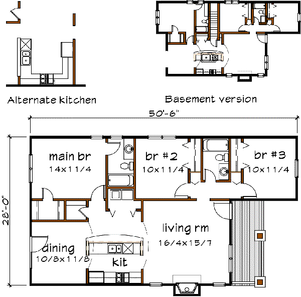main floor house blueprint