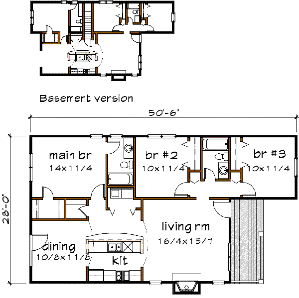 main floor house blueprint