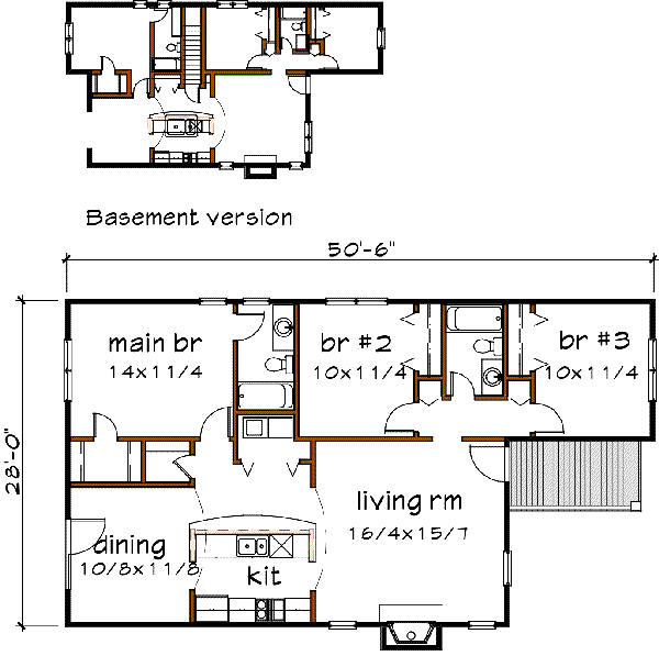 main floor house blueprint