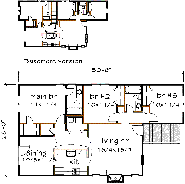 main floor house blueprint