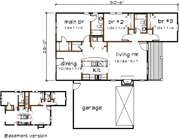 main floor house blueprint