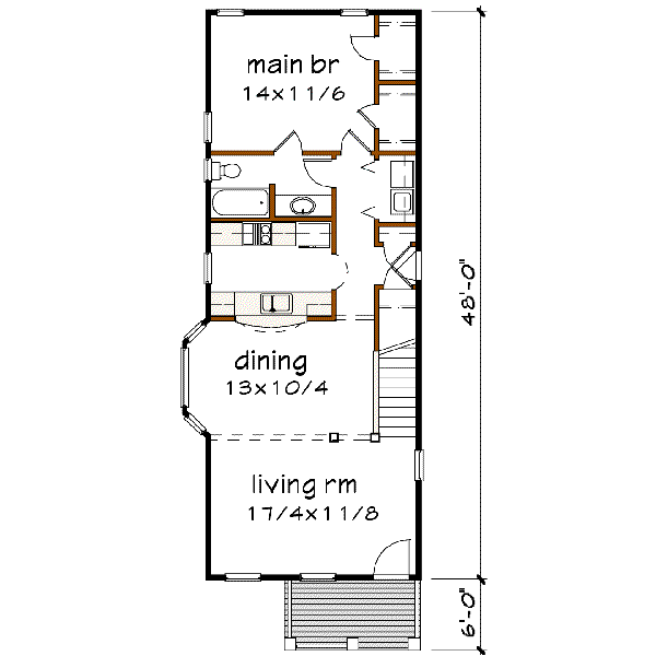 main floor house blueprint