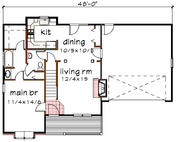 main floor house blueprint