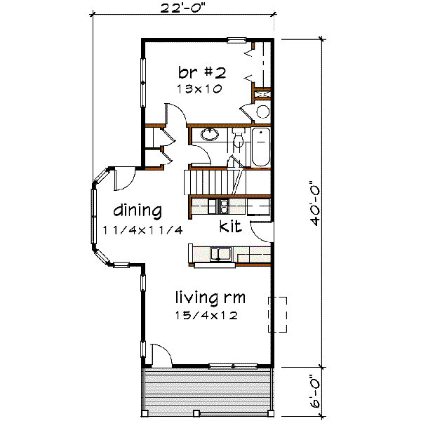 main floor house blueprint