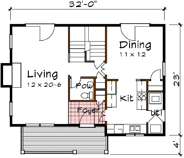 main floor house blueprint