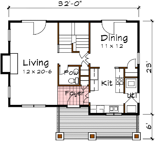 main floor house blueprint