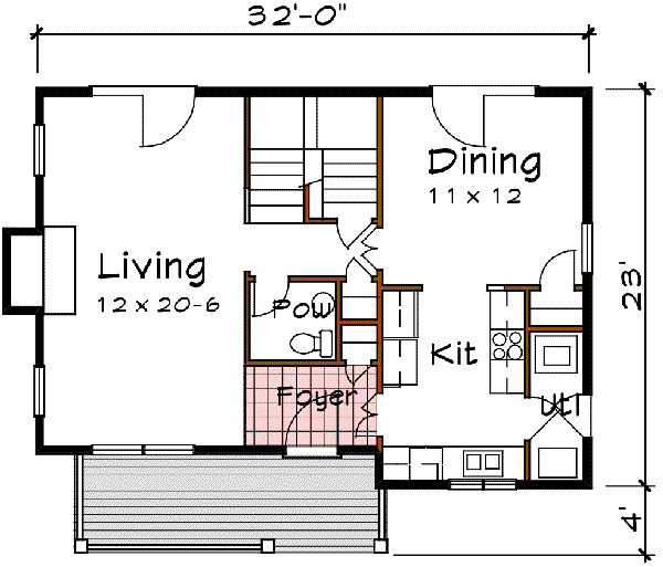 main floor house blueprint