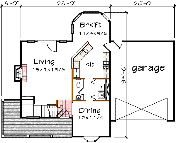 main floor house blueprint