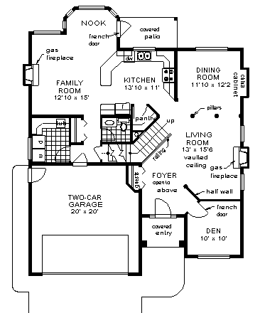 main floor house blueprint
