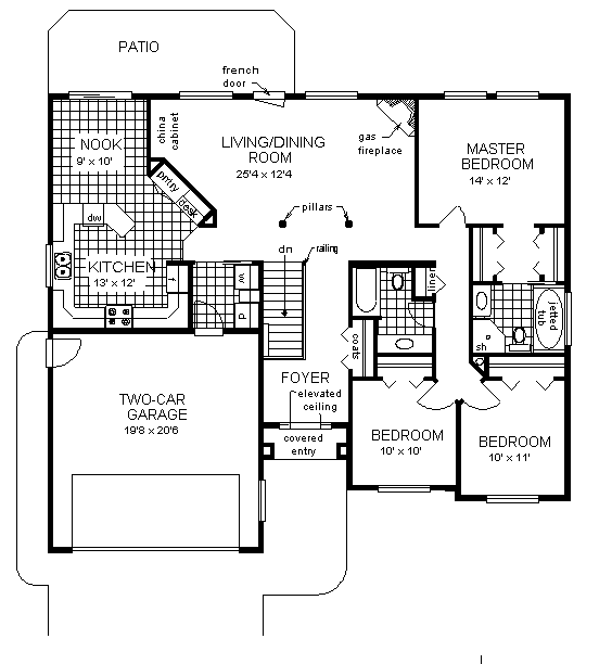 main floor house blueprint