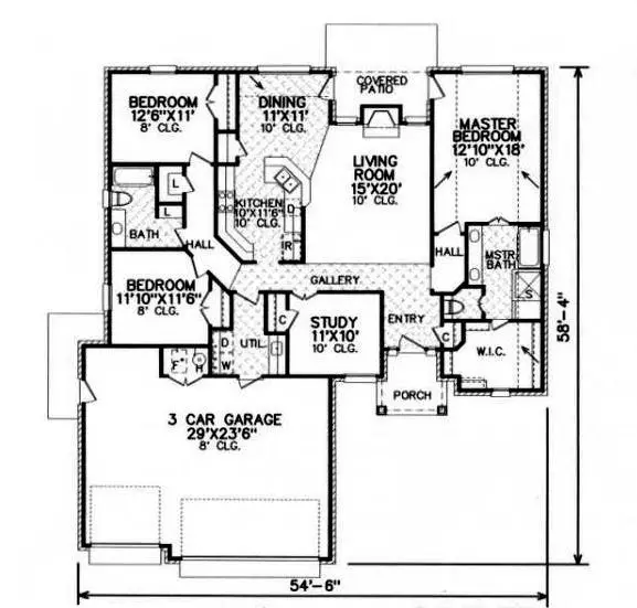 main floor house blueprint