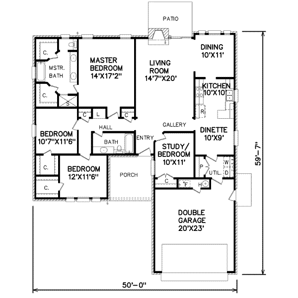 main floor house blueprint