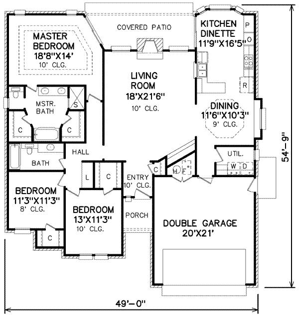 main floor house blueprint