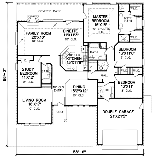 main floor house blueprint