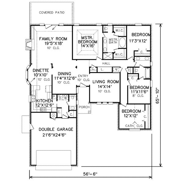 main floor house blueprint
