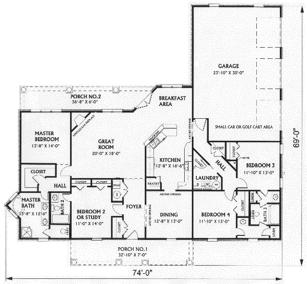 main floor house blueprint