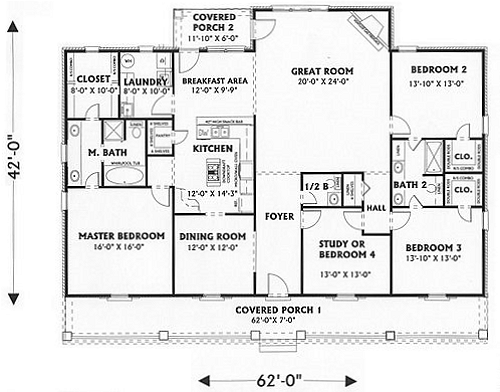 main floor house blueprint