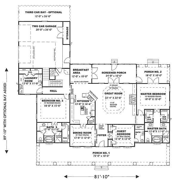 main floor house blueprint