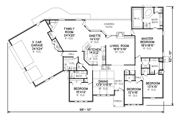 main floor house blueprint