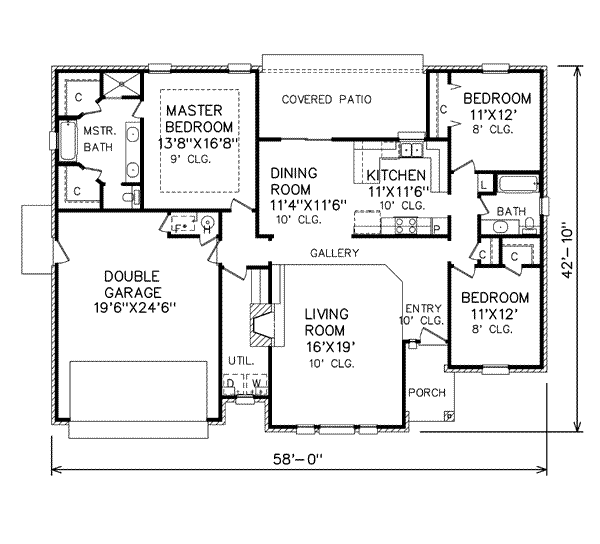 main floor house blueprint