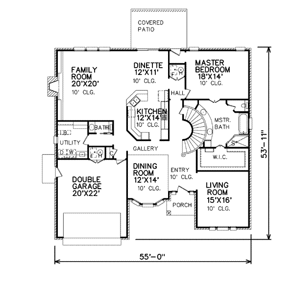 main floor house blueprint