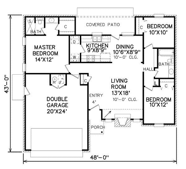 main floor house blueprint