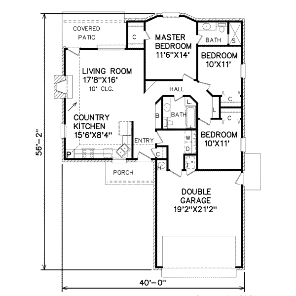 main floor house blueprint