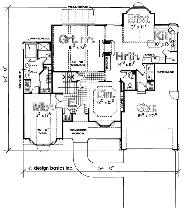 main floor house blueprint