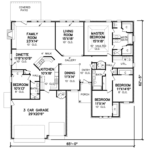 main floor house blueprint