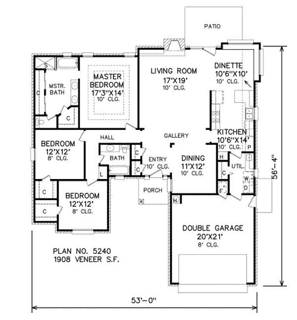 main floor house blueprint