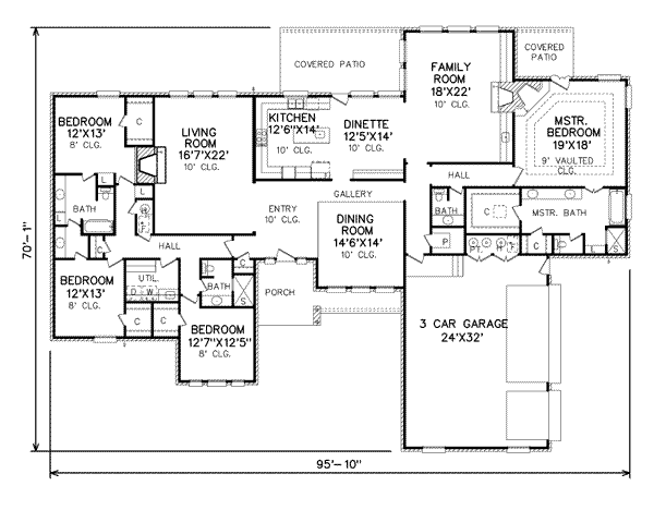 main floor house blueprint