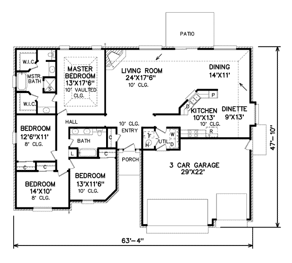 main floor house blueprint