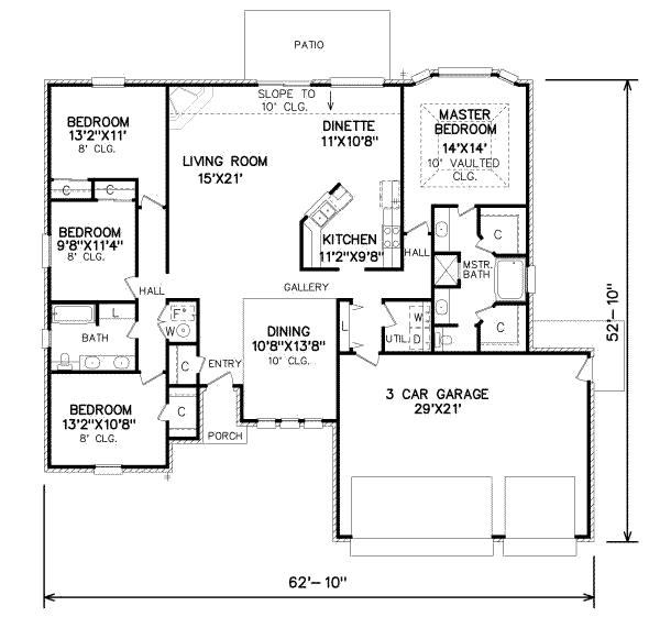 main floor house blueprint