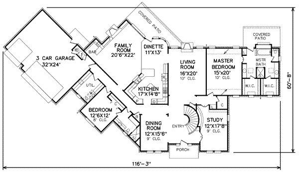 main floor house blueprint