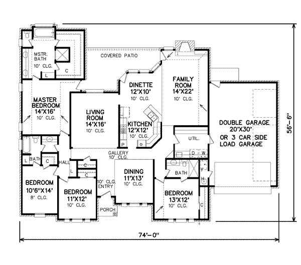 main floor house blueprint