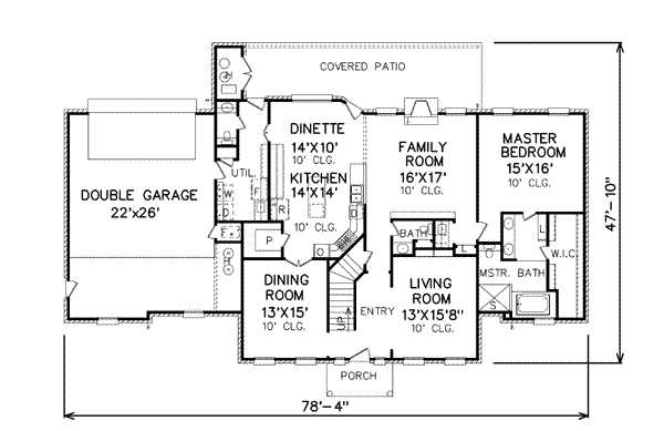 main floor house blueprint