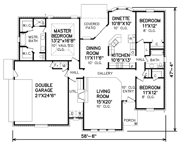 main floor house blueprint