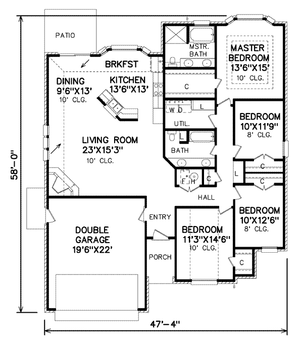 main floor house blueprint