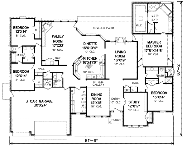 main floor house blueprint