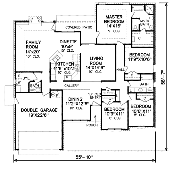 main floor house blueprint