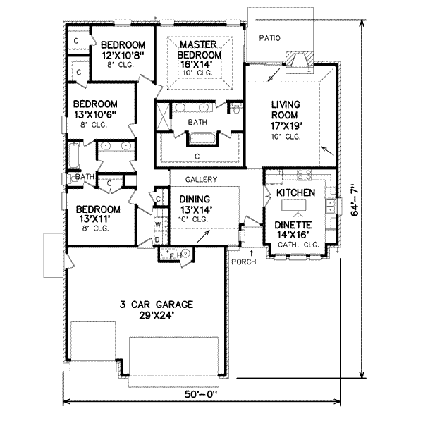 main floor house blueprint