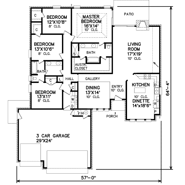 main floor house blueprint