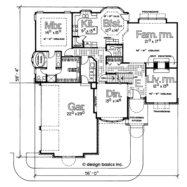main floor house blueprint