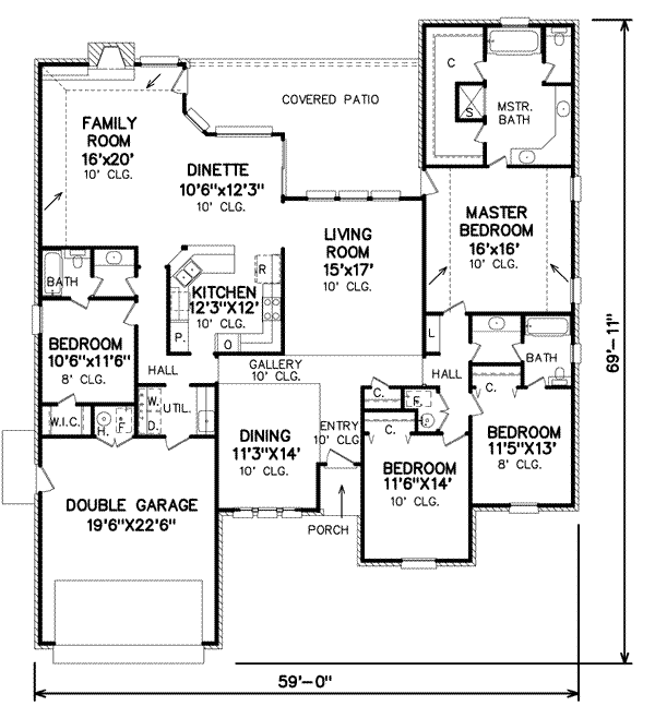 main floor house blueprint