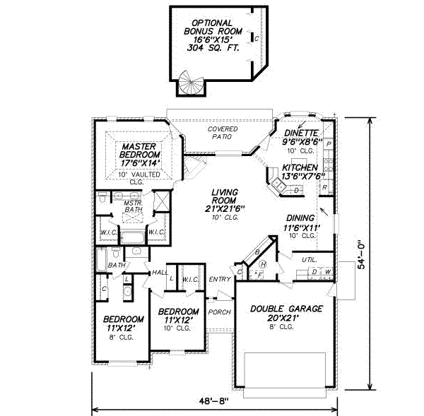 main floor house blueprint
