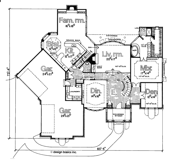 main floor house blueprint