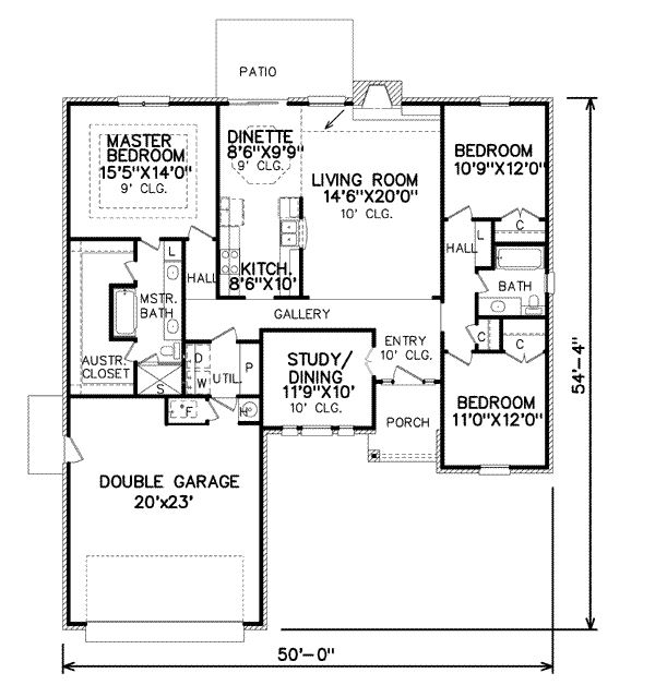 main floor house blueprint