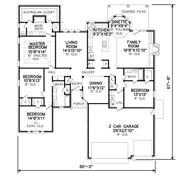 main floor house blueprint