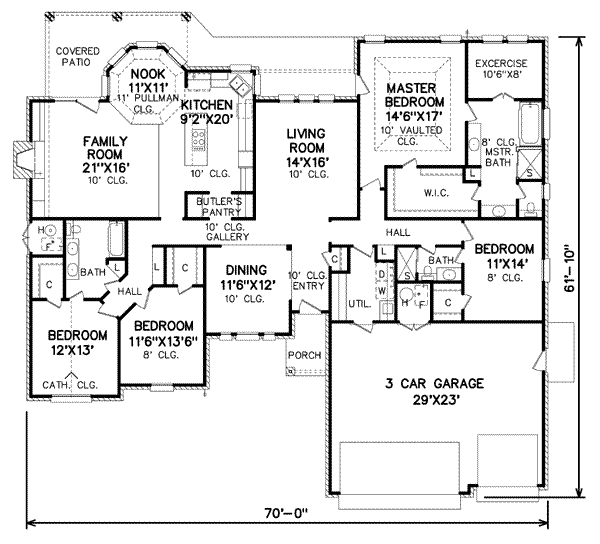 main floor house blueprint