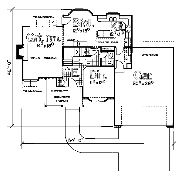 main floor house blueprint